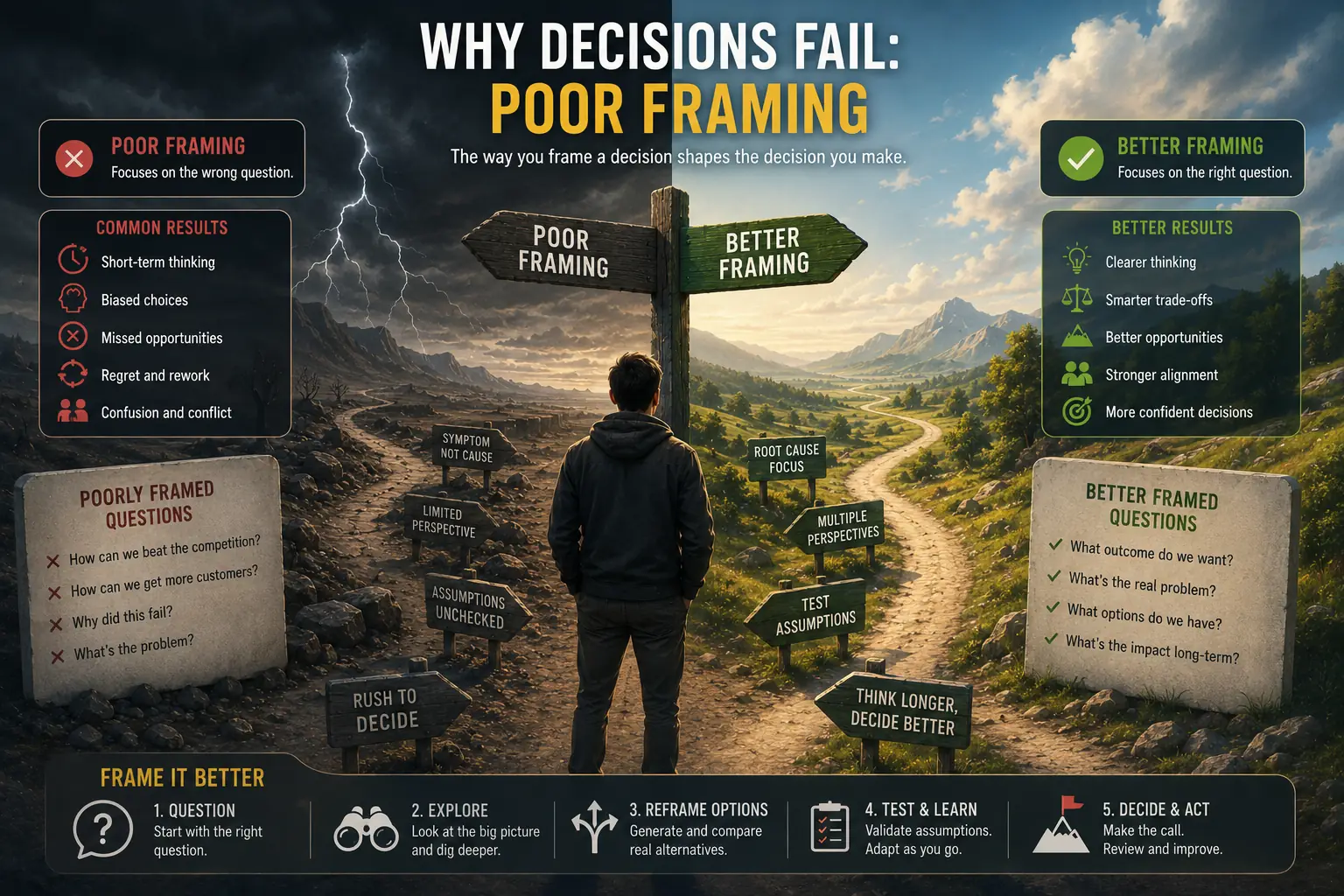 Why Most Decisions Fail Due to Poor Framing