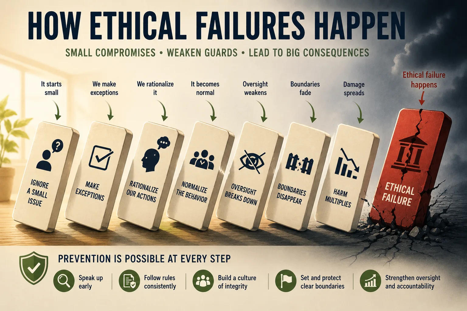Understanding Ethical Failures: The Incremental Process