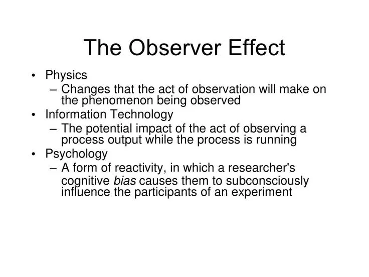 Understanding the Observer Effect in Measurement