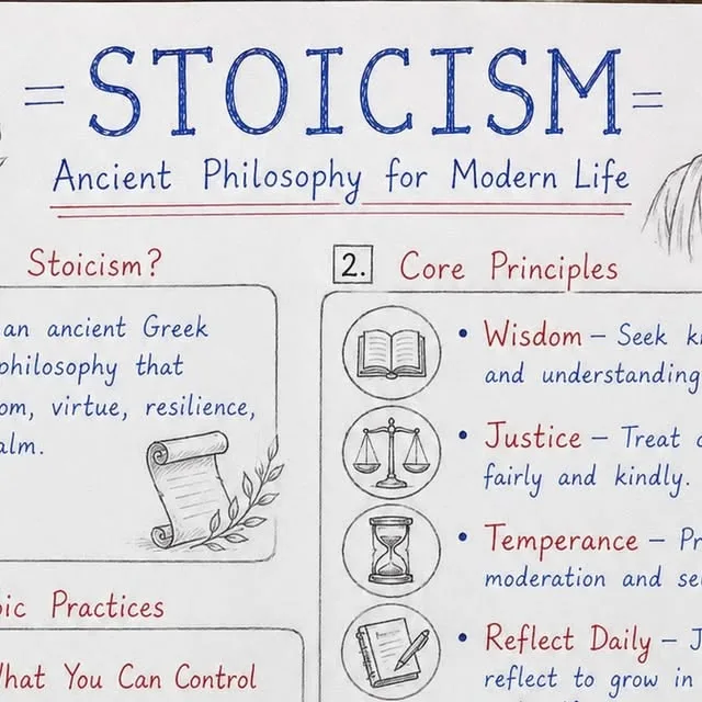 Stoicism: Key Concepts and Modern Applications