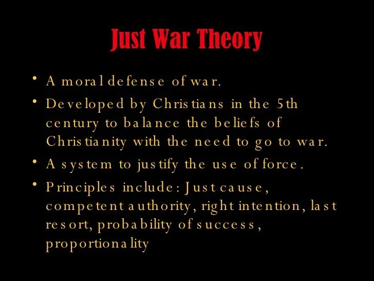 A Comprehensive Guide to Just War Theory