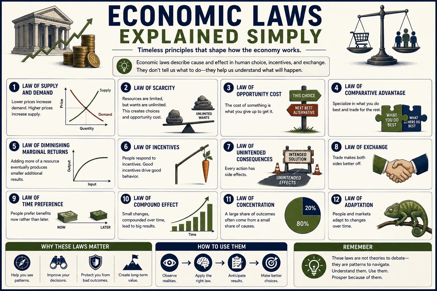 Economic Laws Explained Simply
