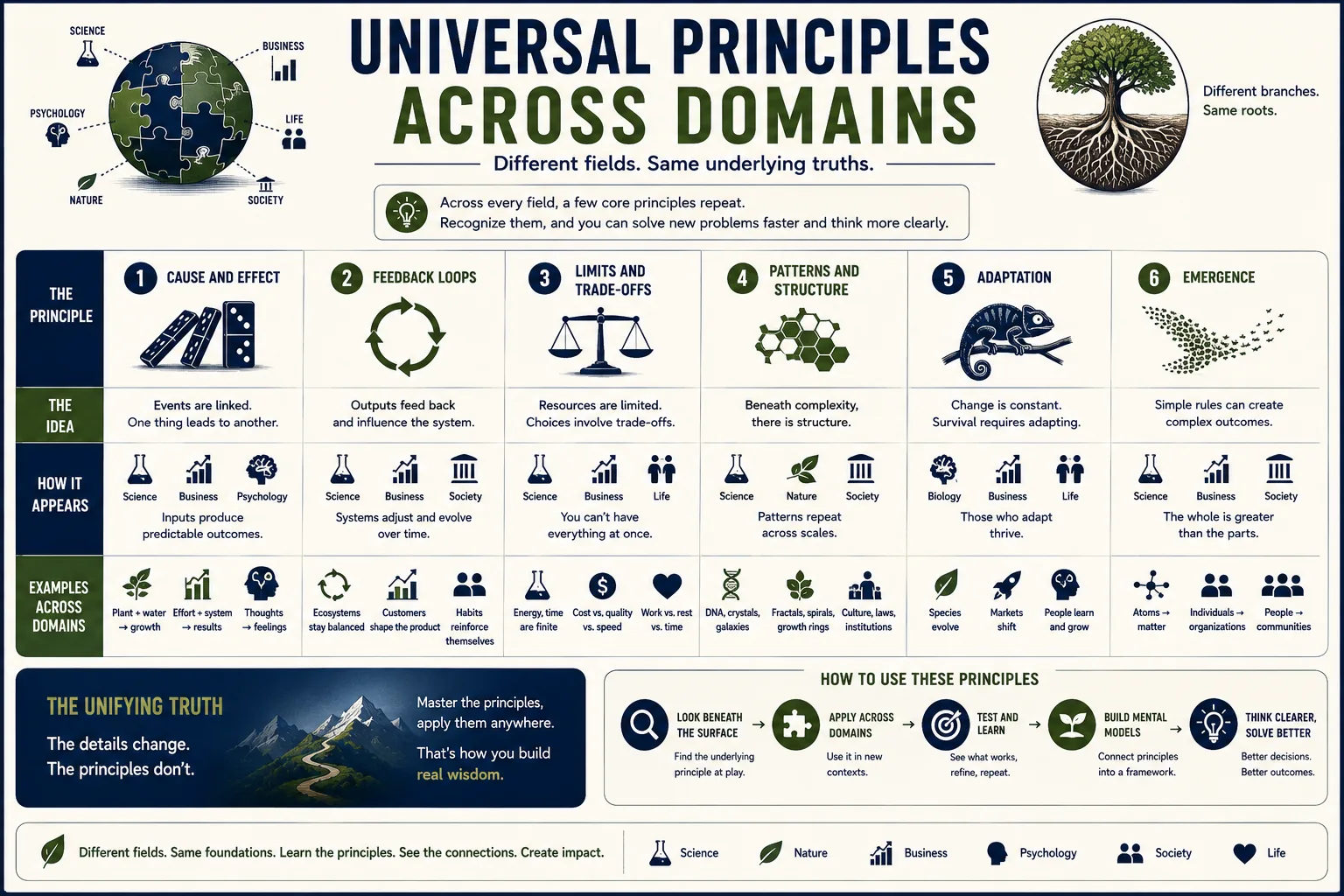 Universal Principles That Apply Across Domains