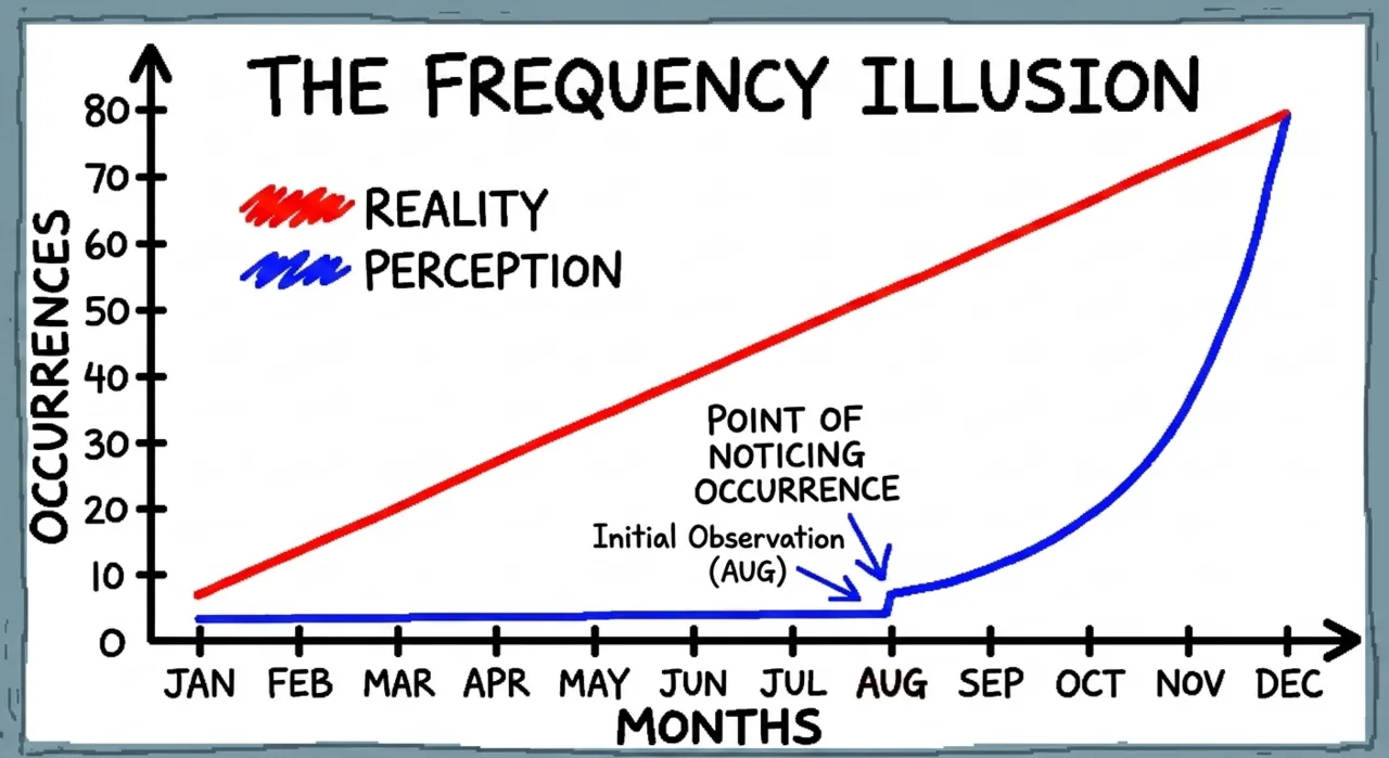 Baader-Meinhof Phenomenon: The Frequency Illusion Explained