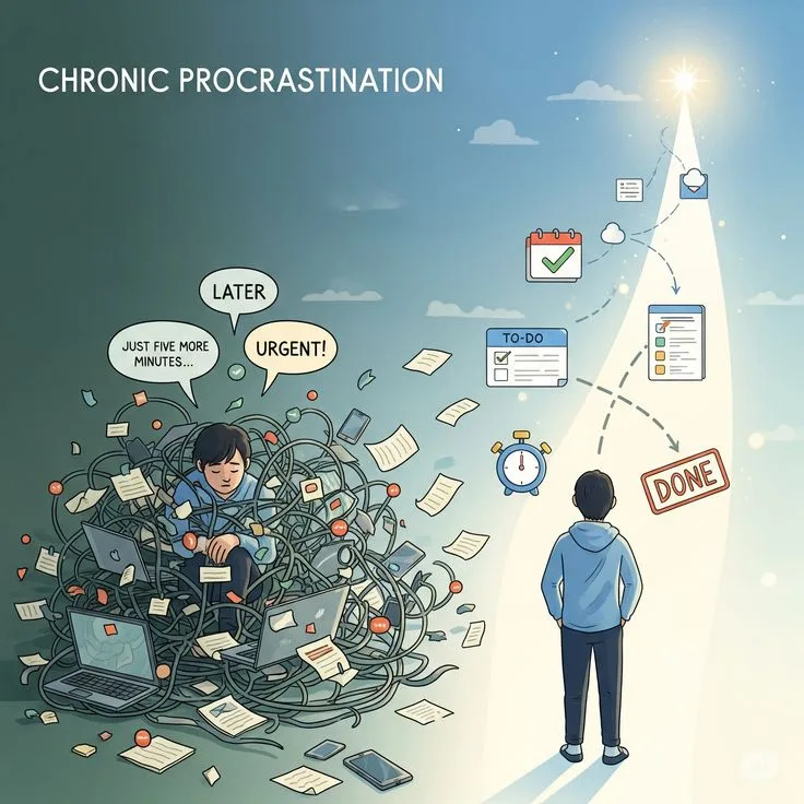 Chronic Procrastination in Highly Motivated People