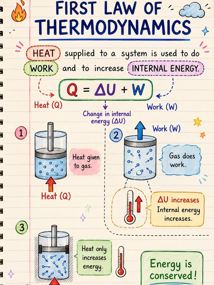 Thermodynamics: Energy, Heat, and Their Laws
