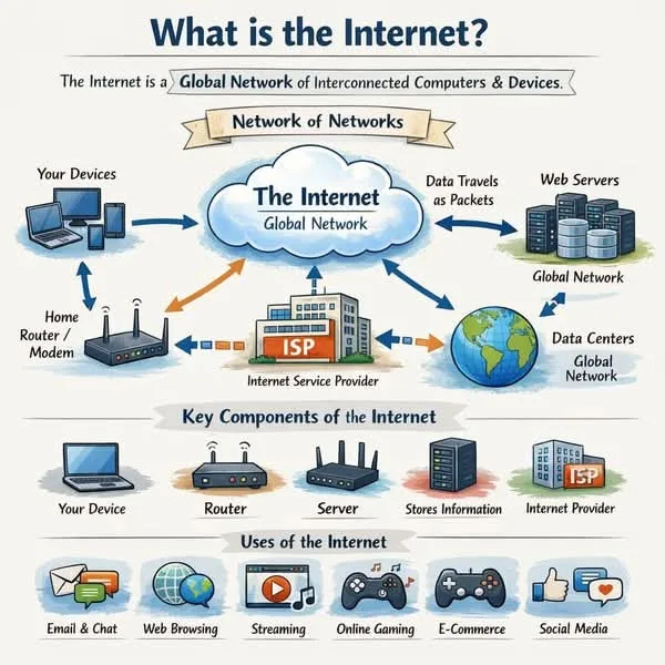 How the Internet Works: Foundation of Connectivity
