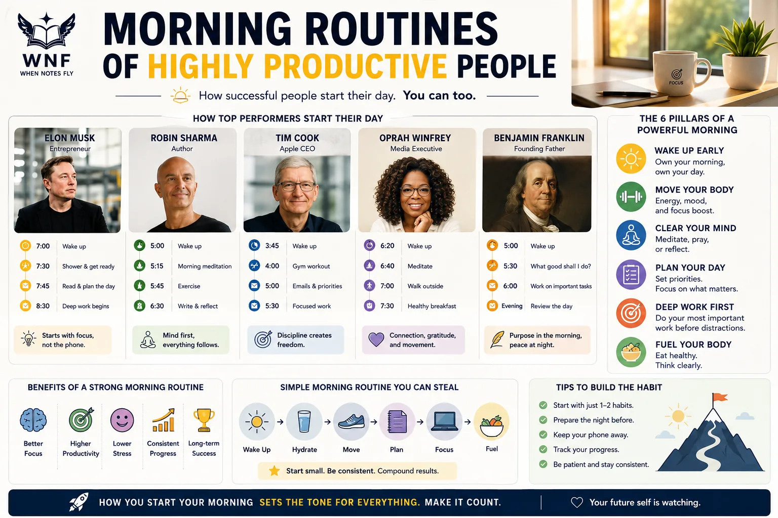 High Achievers' Morning Routines Explored