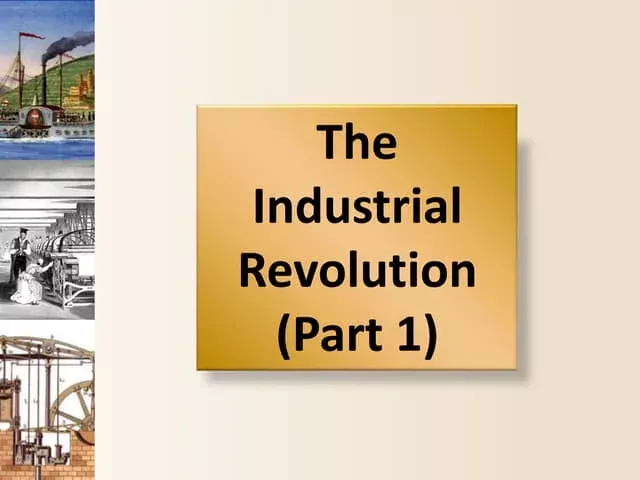 Factors Behind the Industrial Revolution in Britain