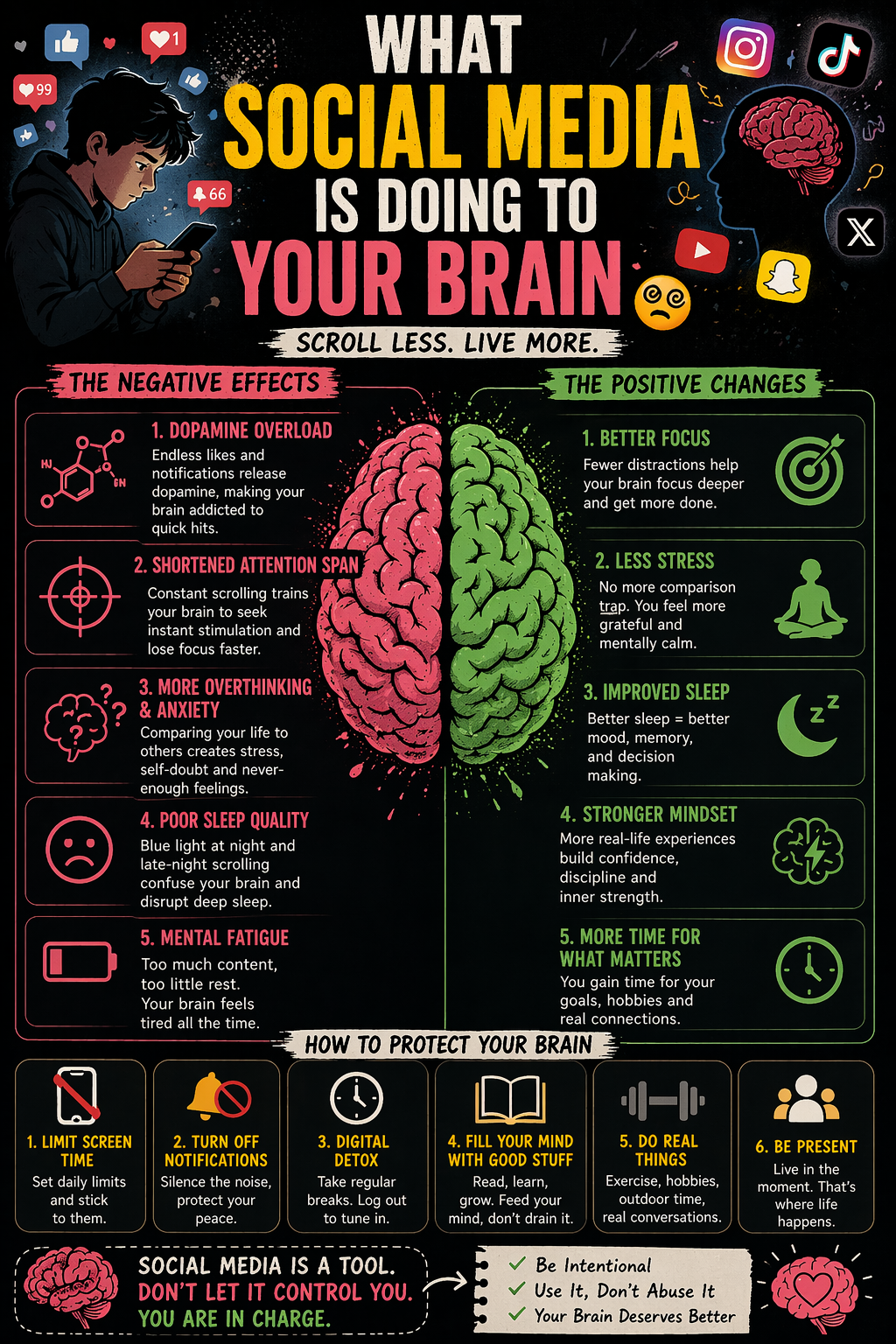 Social Media's Influence on Brain Function and Behavior
