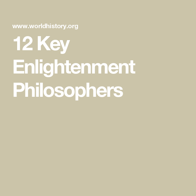 Key Ideas of the Enlightenment and its Thinkers