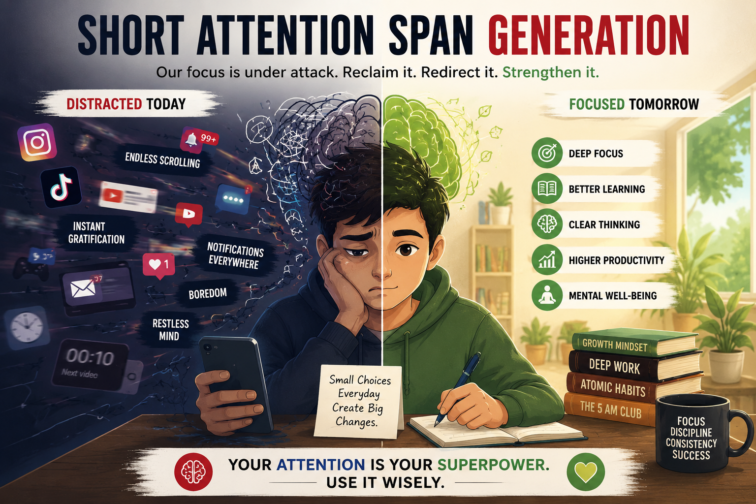 Attention Dynamics Online