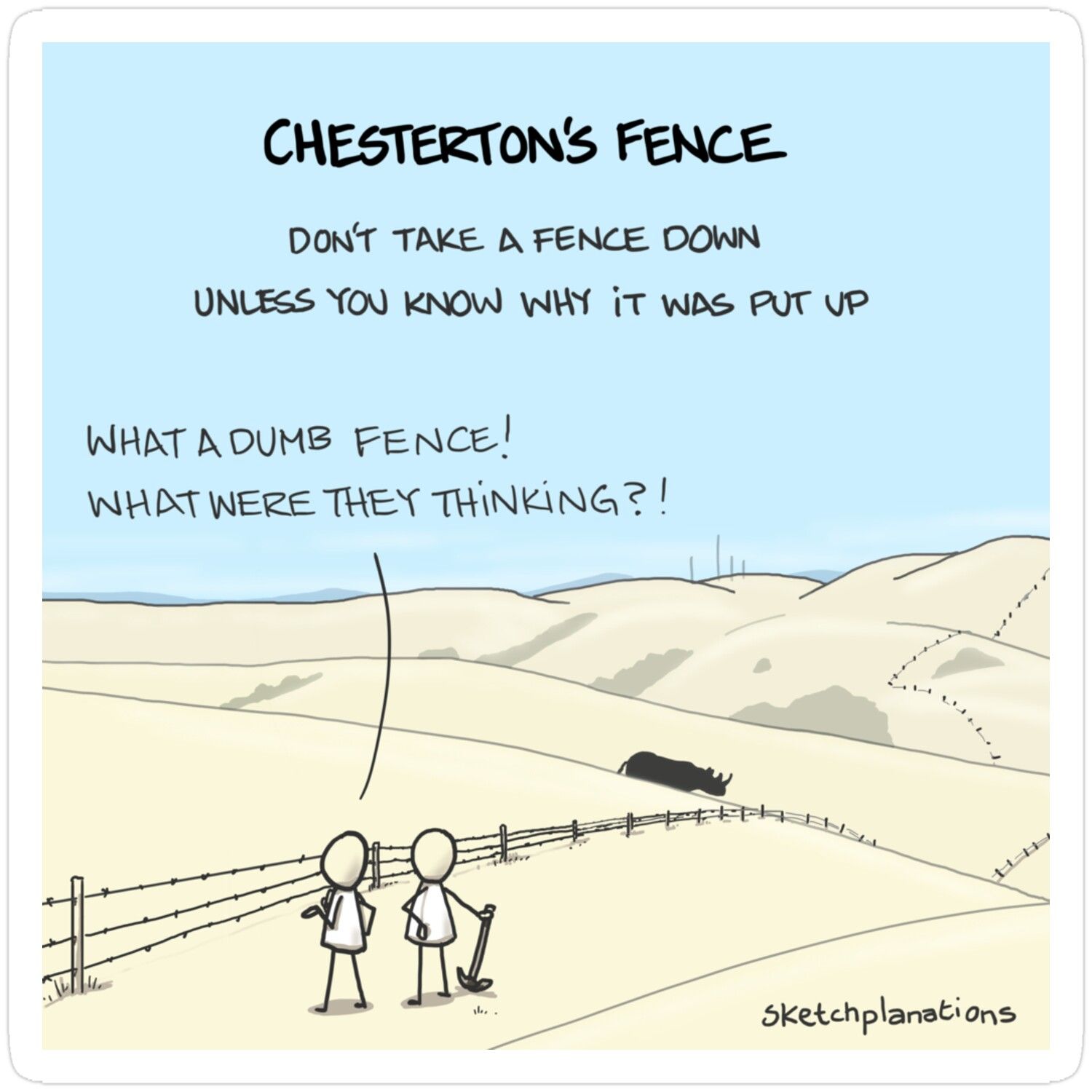 Chesterton's Fence: Importance of Understanding Change