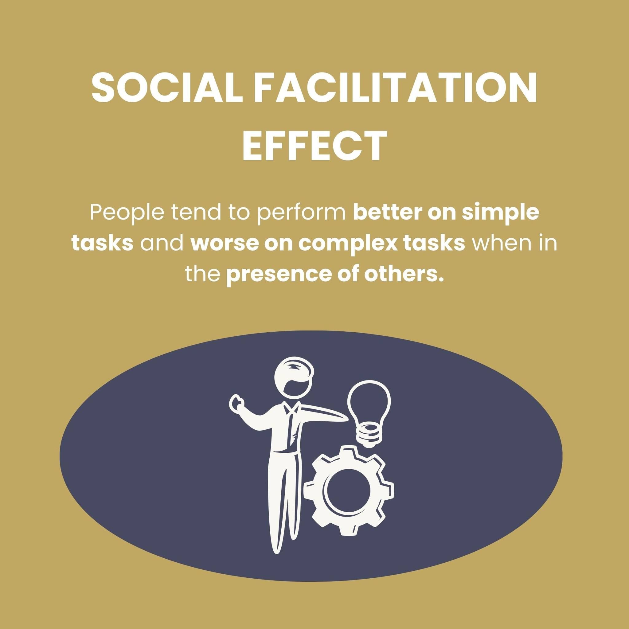 Social Facilitation: When Others Make Us Better, or Worse
