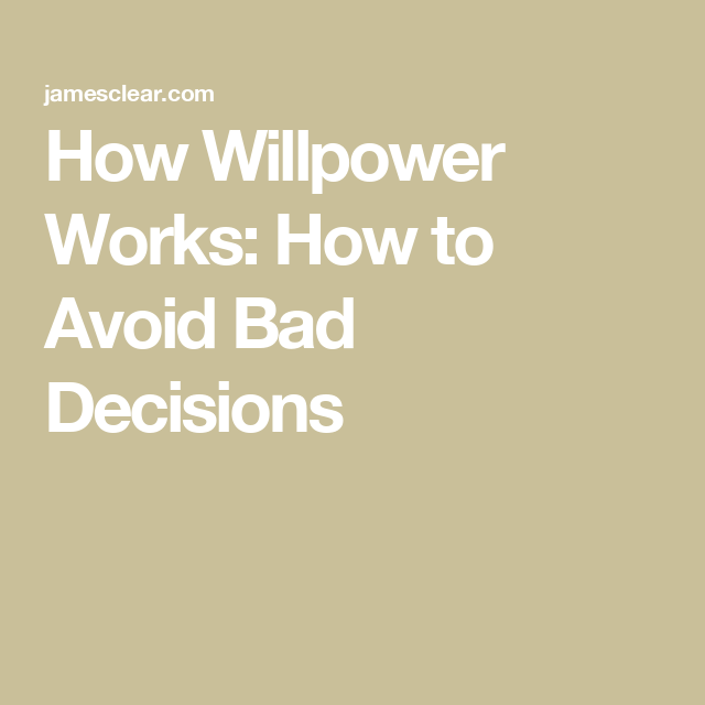 How Willpower Works: The Science of Self-Control
