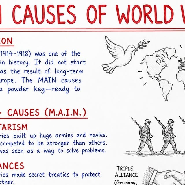 Causes of World War One Explored