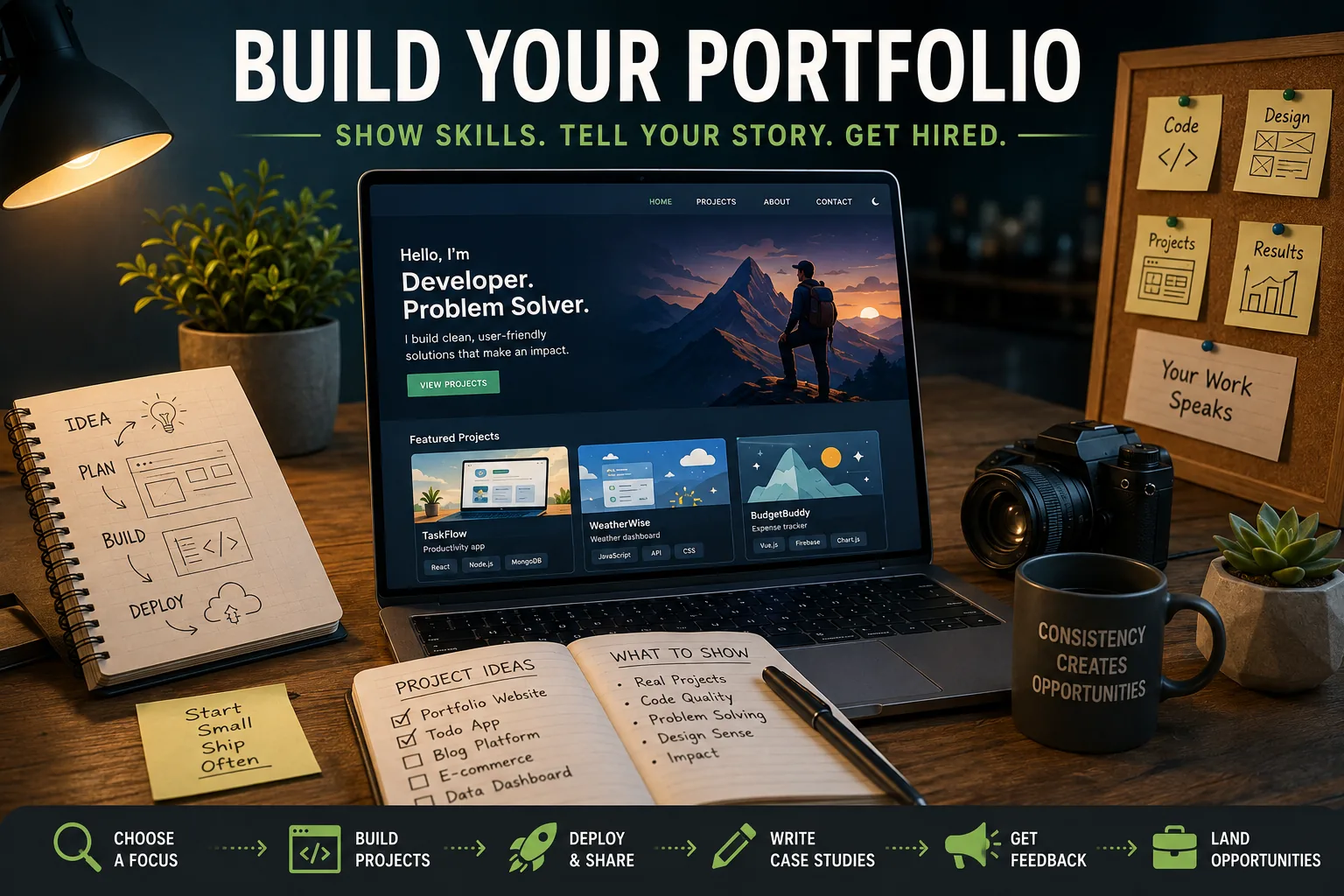 Building a Portfolio: Showcasing Development Skills