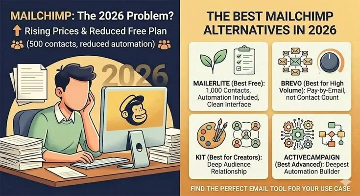 Best Alternatives to Mailchimp for Email Marketing in 2026