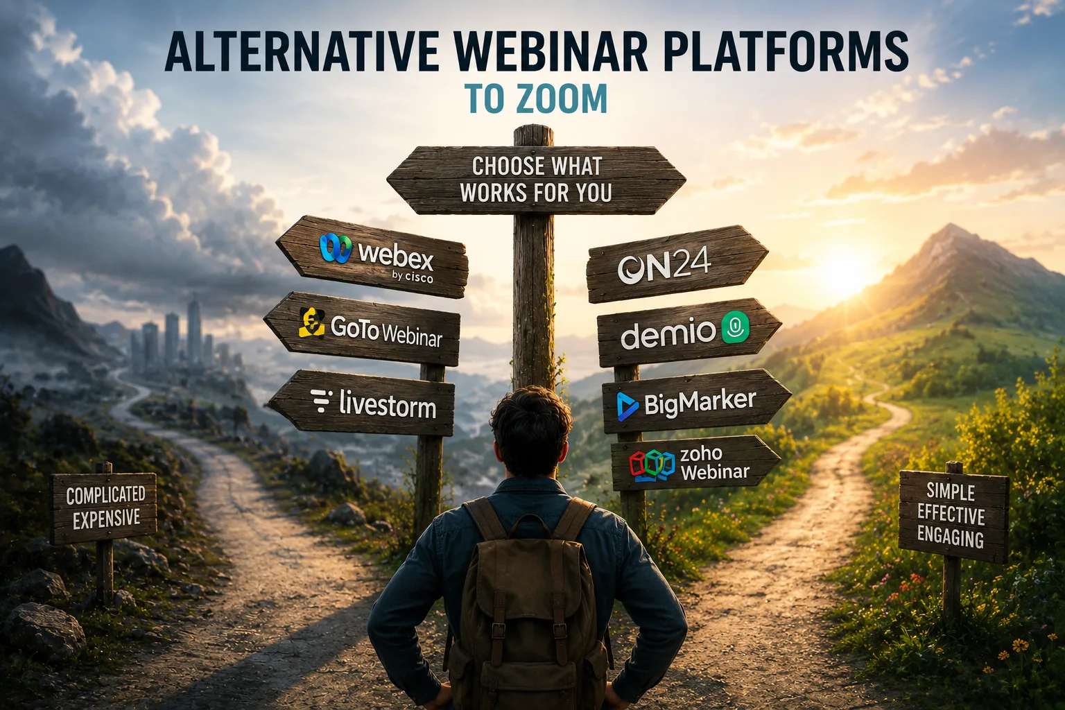 Best Alternatives to Zoom Webinars for Online Events