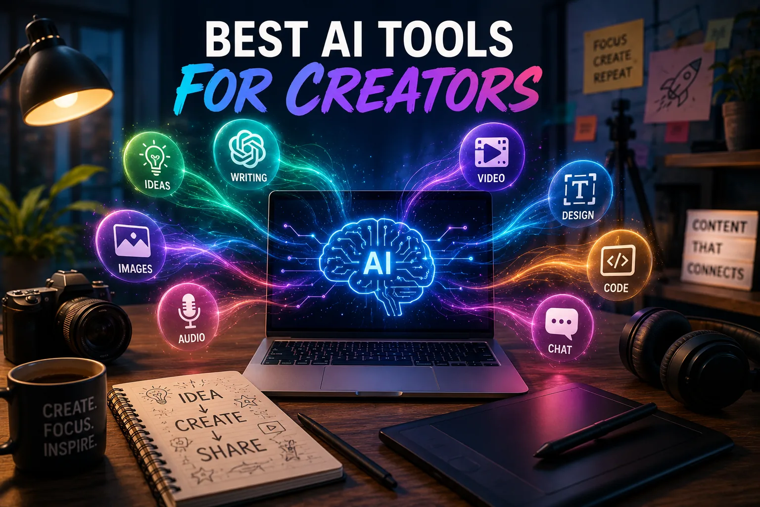 Best AI Tools for Content Creators in 2026