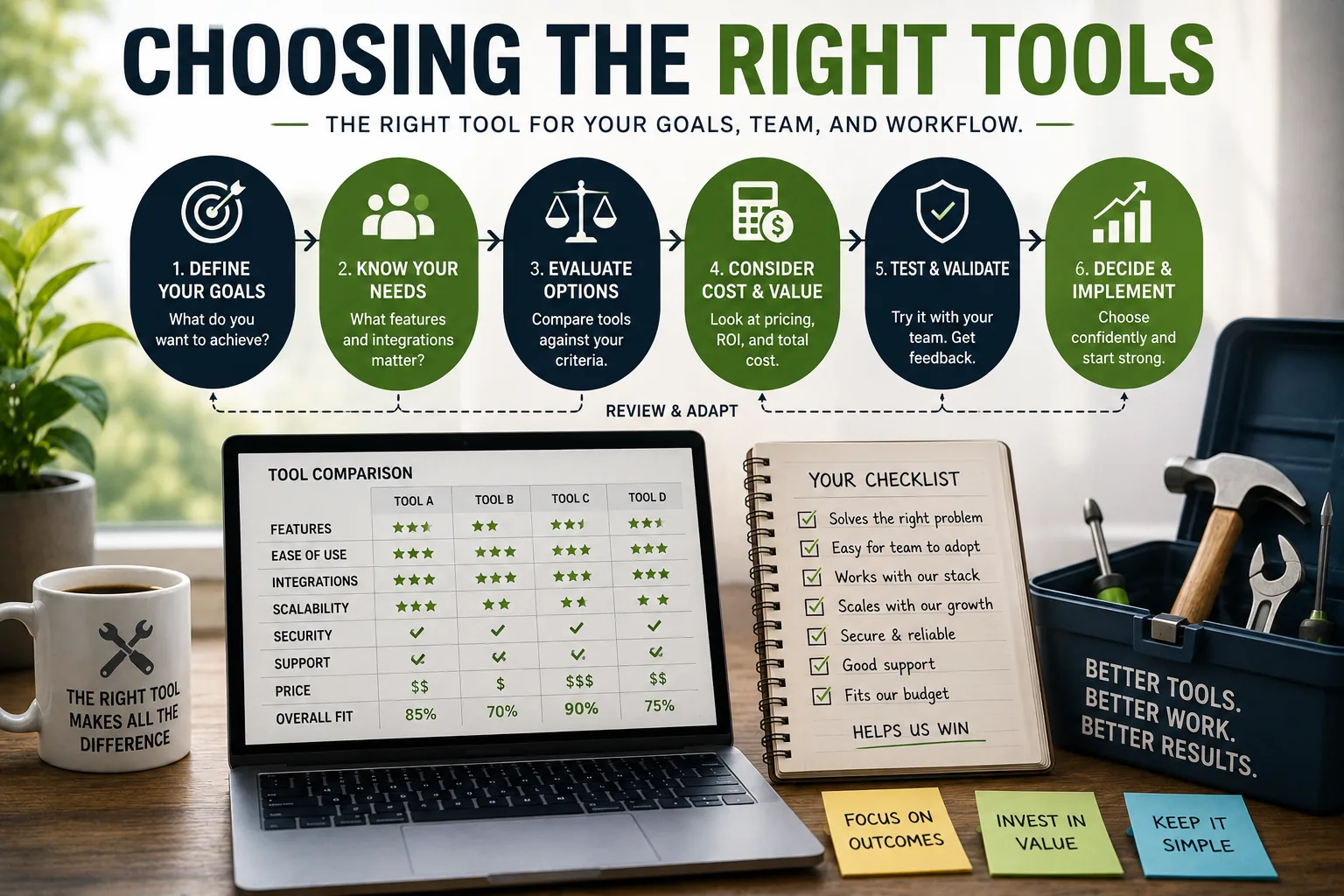 A Tool Evaluation Framework for Decision-Making