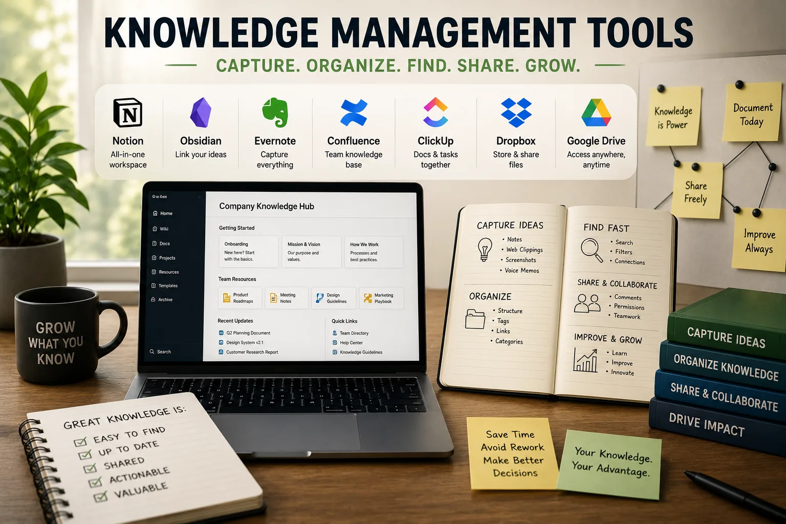 Knowledge Management Tools: Obsidian, Roam, Notion Compared