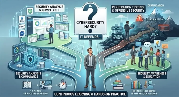 Choosing Between Cybersecurity and Software Engineering