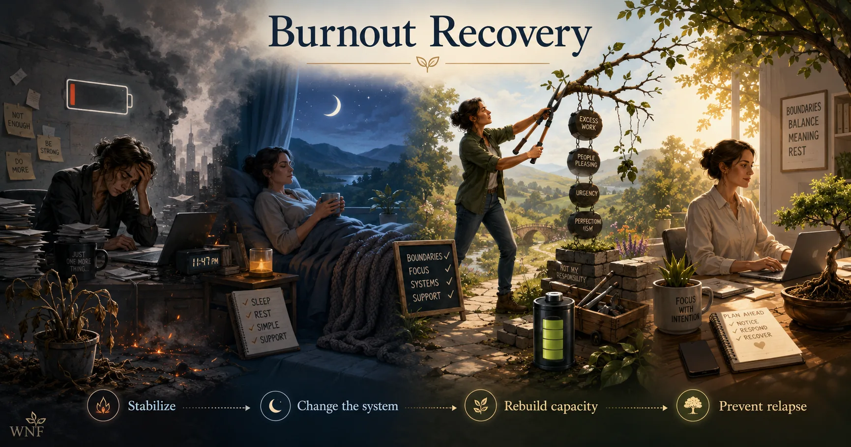 Step-by-Step Burnout Recovery Plan Backed by Research