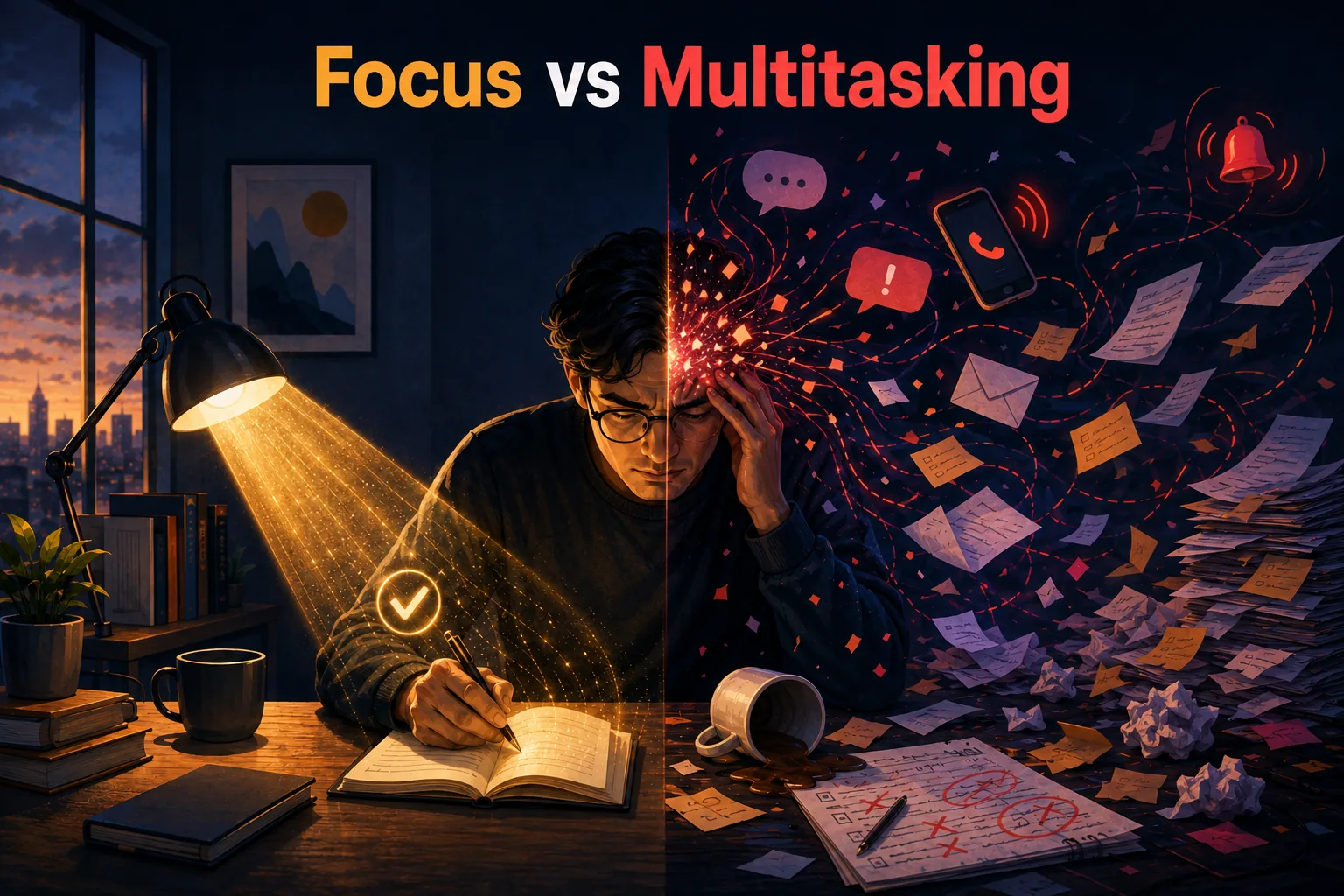 Focus vs Multitasking: The Real Cost of Switching Tasks