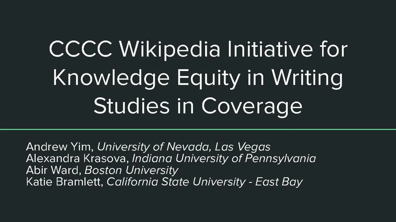 Knowledge Writing: Capturing and Sharing Expertise