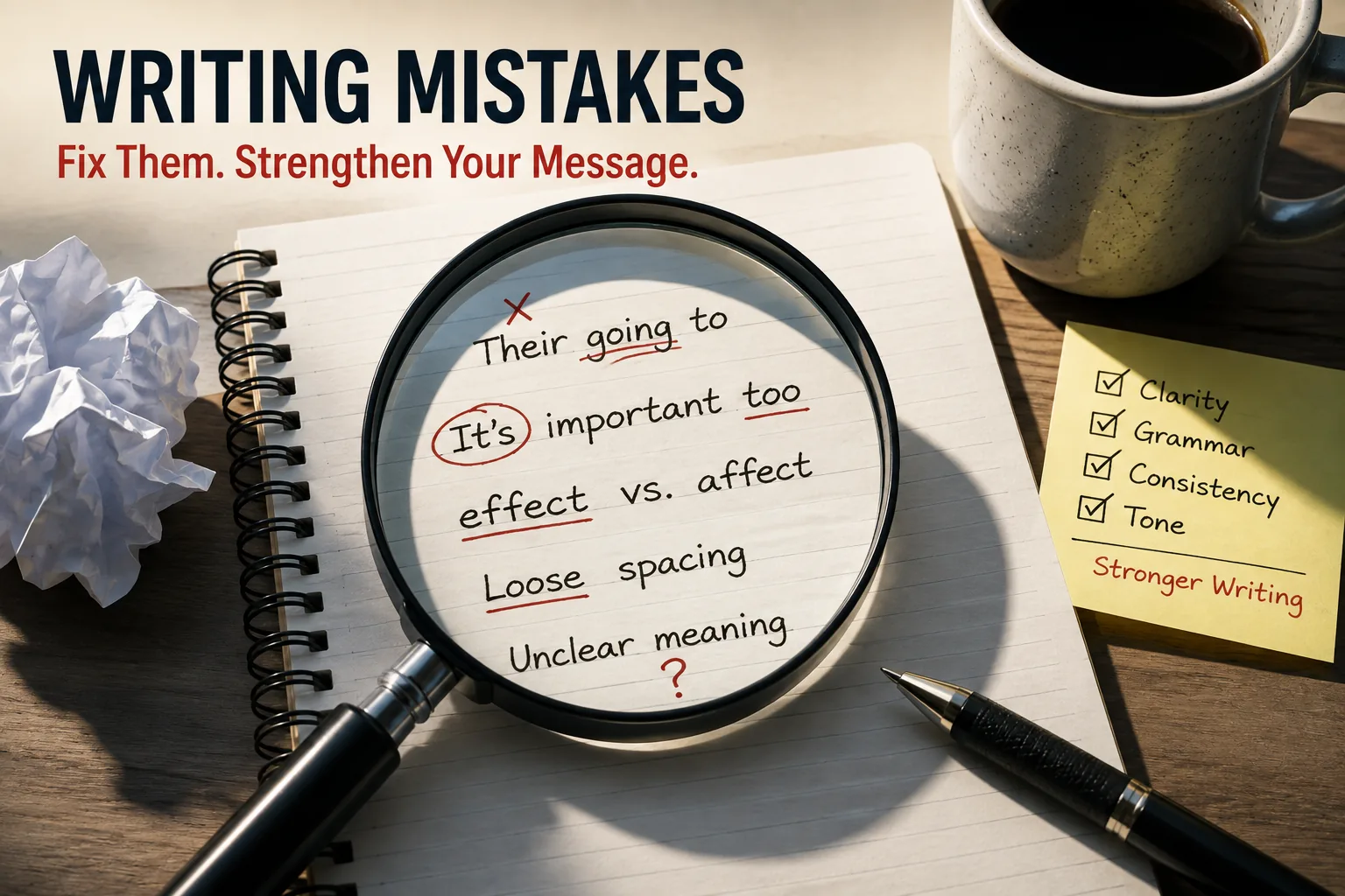 Writing Mistakes Explained